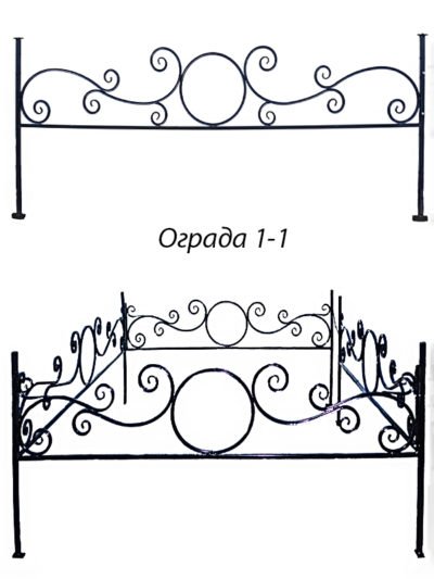 Размеры оградки на могилу на 1 место стандарт чертеж