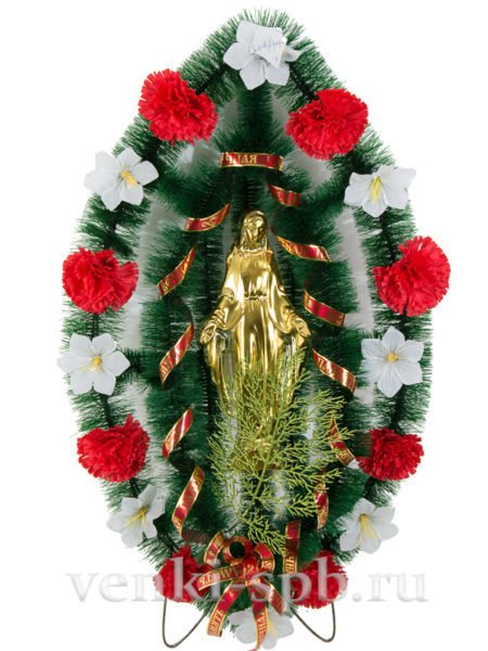Ритуальный венок Богородица - Фото 1 | Компания «Венок»