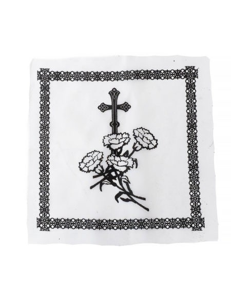 Платок в руку усопшего с православной символикой - Фото 2 | Компания «Венок»