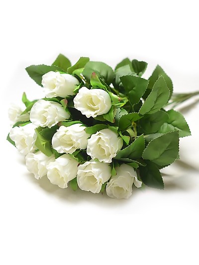 Букет бутонов роз Брора — белый - Фото 1 | Компания «Венок»