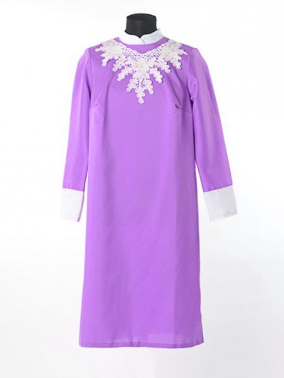 Платье для погребения «Милорада» сиреневый - Фото 2 | Компания «Венок»
