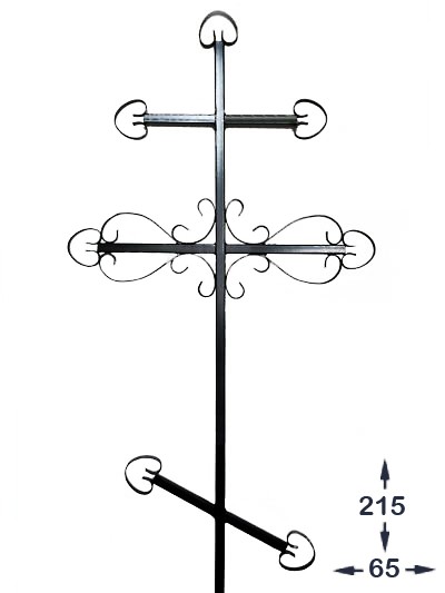 Крест металлический православный М3 - Фото 1 | Компания «Венок»