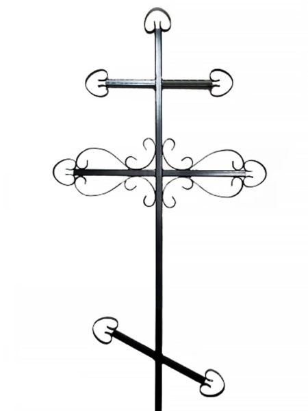 Крест металлический православный М3 - Фото 2 | Компания «Венок»