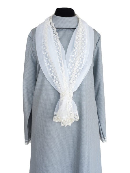 Платье женское люкс из плательной ткани с шарфом - Фото 2 | Компания «Венок»