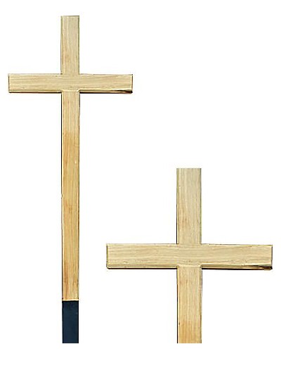 Крест католический лютеранский из дуба - Фото 2 | Компания «Венок»