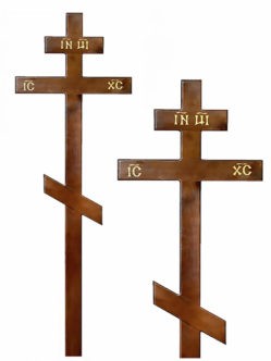Крест сосновый КДС-01 стандарт (тёмный)