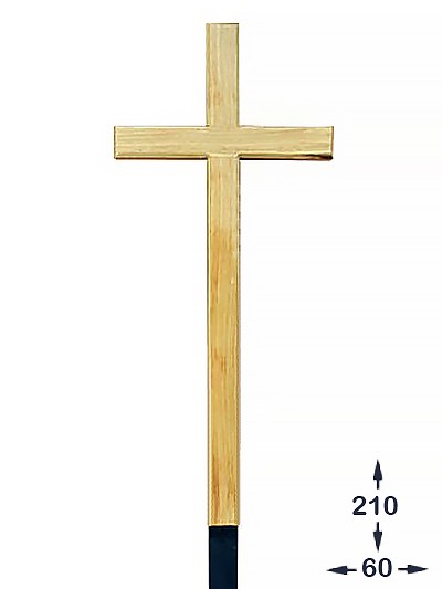 Крест дубовый католический стандарт - Фото 1 | Компания «Венок»