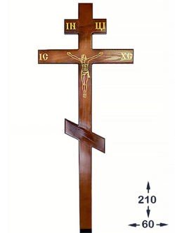 Заказать деревянный крест на могилу из сосны в Спб