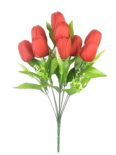 Букет тюльпанов Хундон — красный - Фото 1 | Компания «Венок»