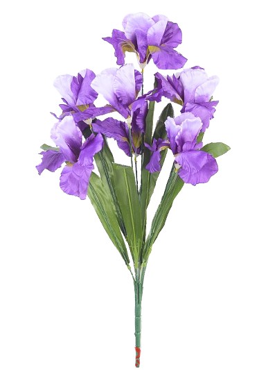 Букет ирисов — фиолетовый - Фото 1 | Компания «Венок»