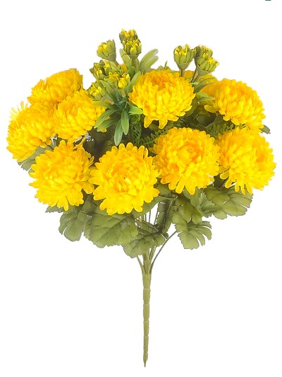 Букет хризантемы Риана — желтый - Фото 1 | Компания «Венок»
