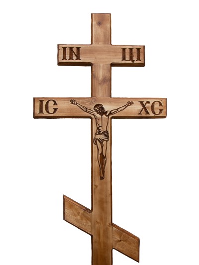 Крест сосновый «Гроздь» - Фото 1 | Компания «Венок»