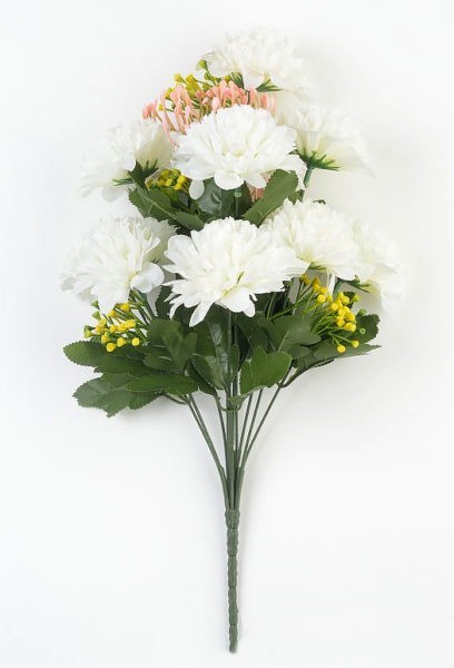 Яник букет хризантемы 9 голов - Фото 2 | Компания «Венок»