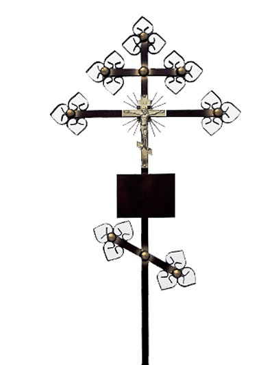 Крест металлический православный М5 (бронза) - Фото 2 | Компания «Венок»