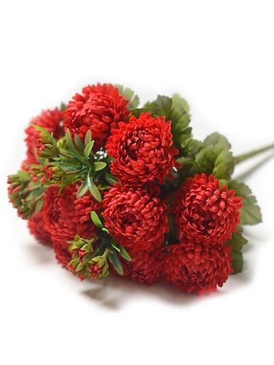Букет хризантемы Риана — красный - Фото 1 | Компания «Венок»