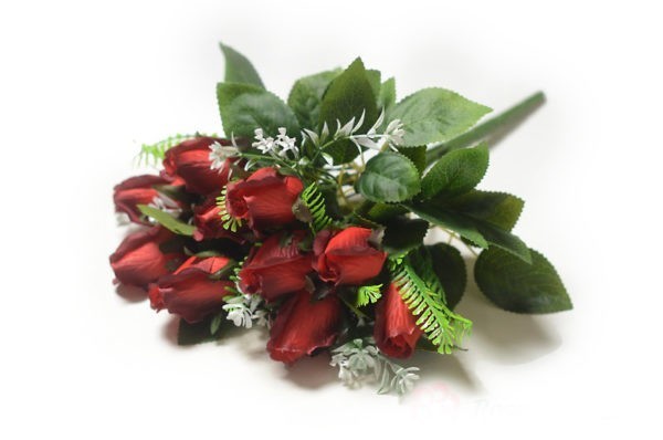 Букет бутонов роз Анфиса — красный - Фото 2 | Компания «Венок»