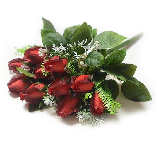 Букет бутонов роз Анфиса — красный - Фото 2 | Компания «Венок»