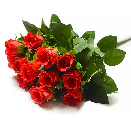 Букет бутонов роз Брора – красный - Фото 1 | Компания «Венок»