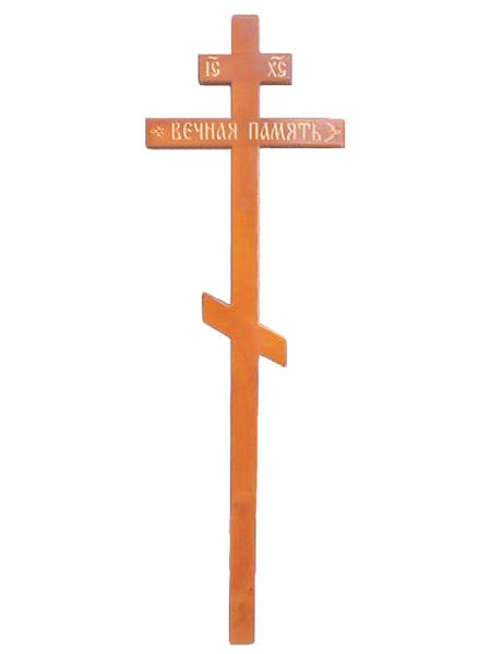 Крест деревянный православный КДС-34 - Фото 2 | Компания «Венок»