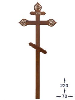 Купить резной дубовый крест КДД-08 с доставкой по спб