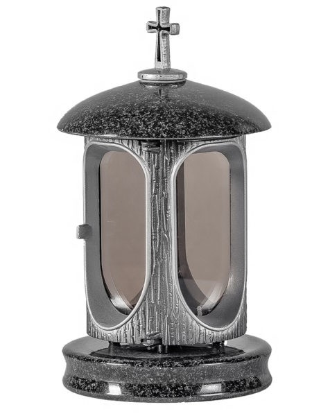 Гранитная лампада с металлическим корпусом (серая) - Фото 3 | Компания «Венок»