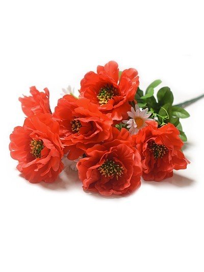 Букет красных маков - Фото 2 | Компания «Венок»