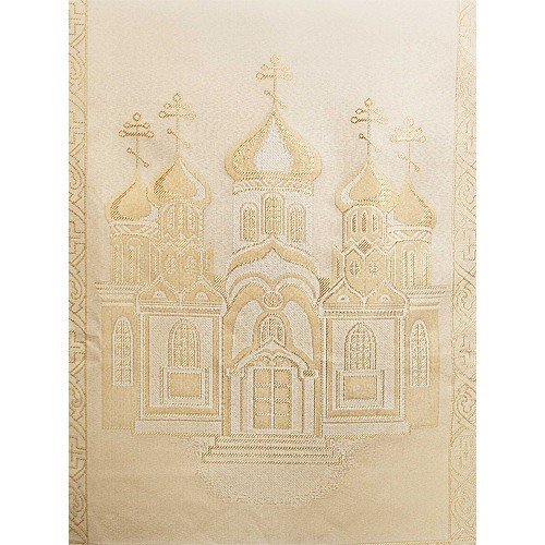 Комплект в гроб «Архангел» парча (золото ) арт.3434 - Фото 5 | Компания «Венок»